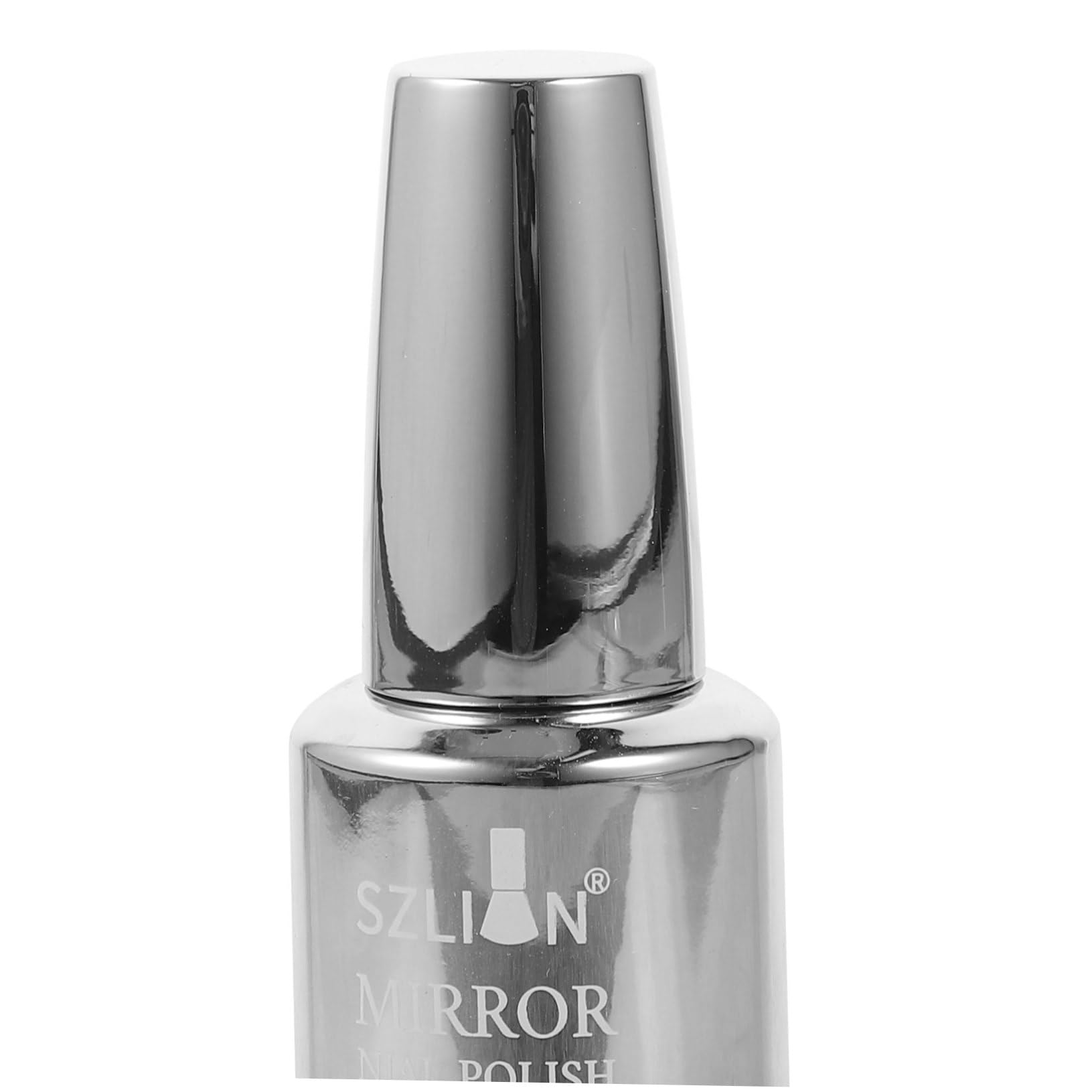 Beaupretty Mirror Nail Polish - Metallic Silver Gel Nail Art Polish for Women | Long-Lasting Shine, Salon-Quality Manicure & Pedicure | Perfect for Parties, Weddings, Special Occasions & Nail Art Designs