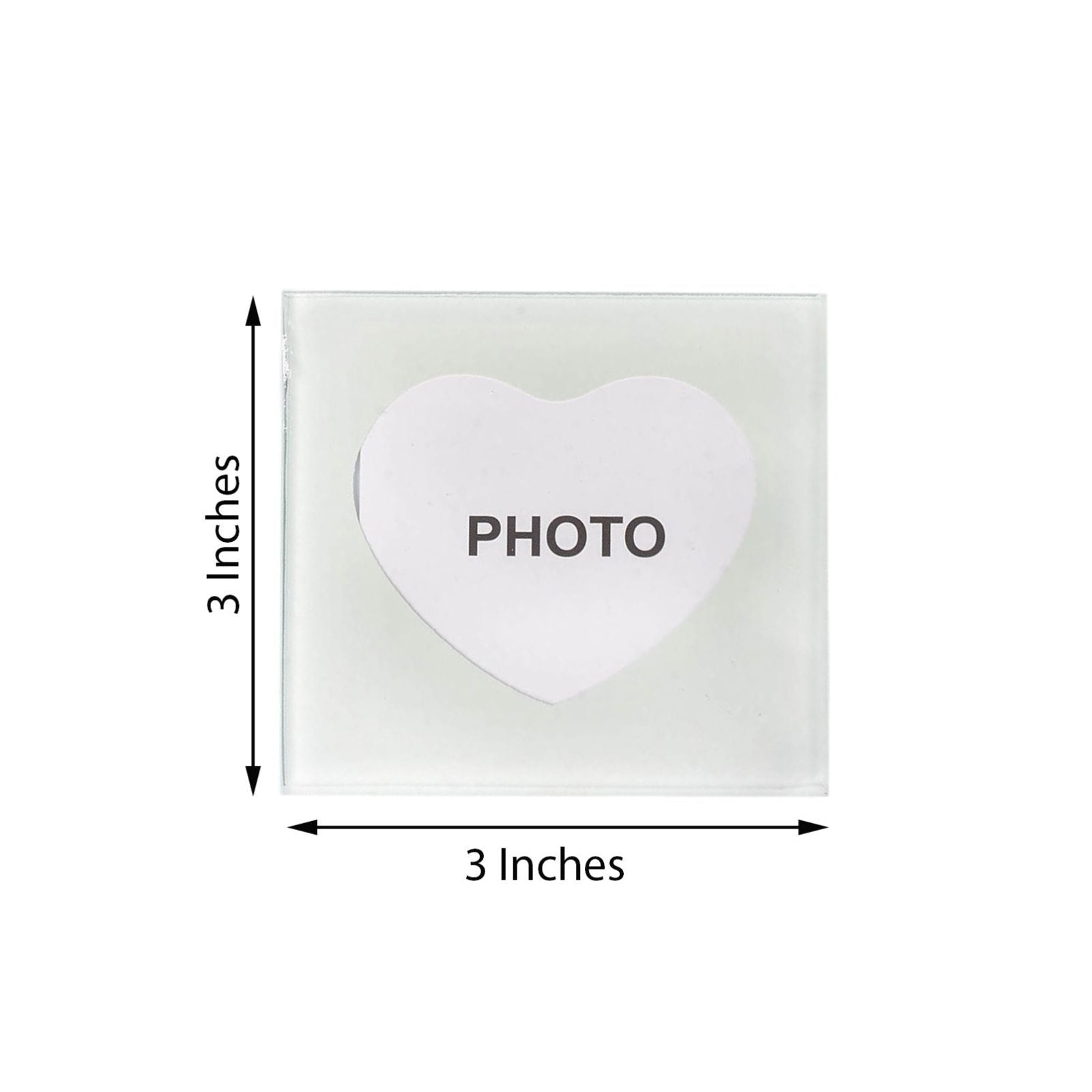 2 Elegant Glass Coasters with Heart-Shaped Photo Frames - Perfect for Wedding, Anniversary & Home Decor Gift Set in Premium Gift Box - Ideal for Romantic Presents and Coffee Table Decor