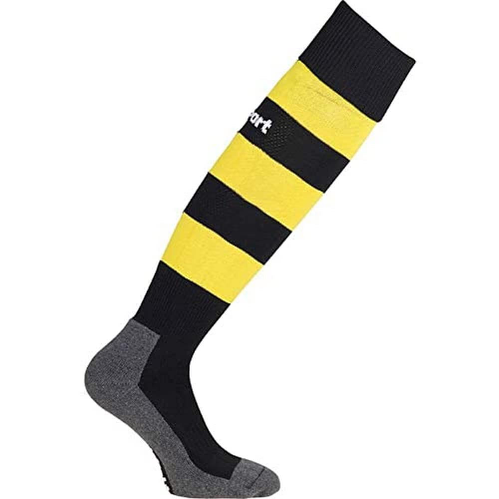 uhlsport Men's Team Pro Essential Stripe Soccer Socks - Breathable Athletic Football Socks for Men - Perfect for Training, Matches & Sports Performance