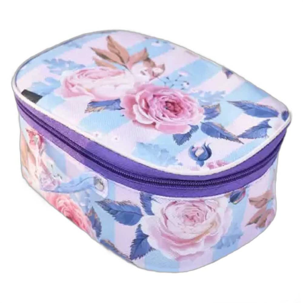 Premium 5-Piece Cosmetic Pouch Set for Women - Waterproof Makeup Travel Organizer, Vanity Storage Box & Beauty Case | Perfect for Travel, Home Organization & Gift Giving (Multicolor)