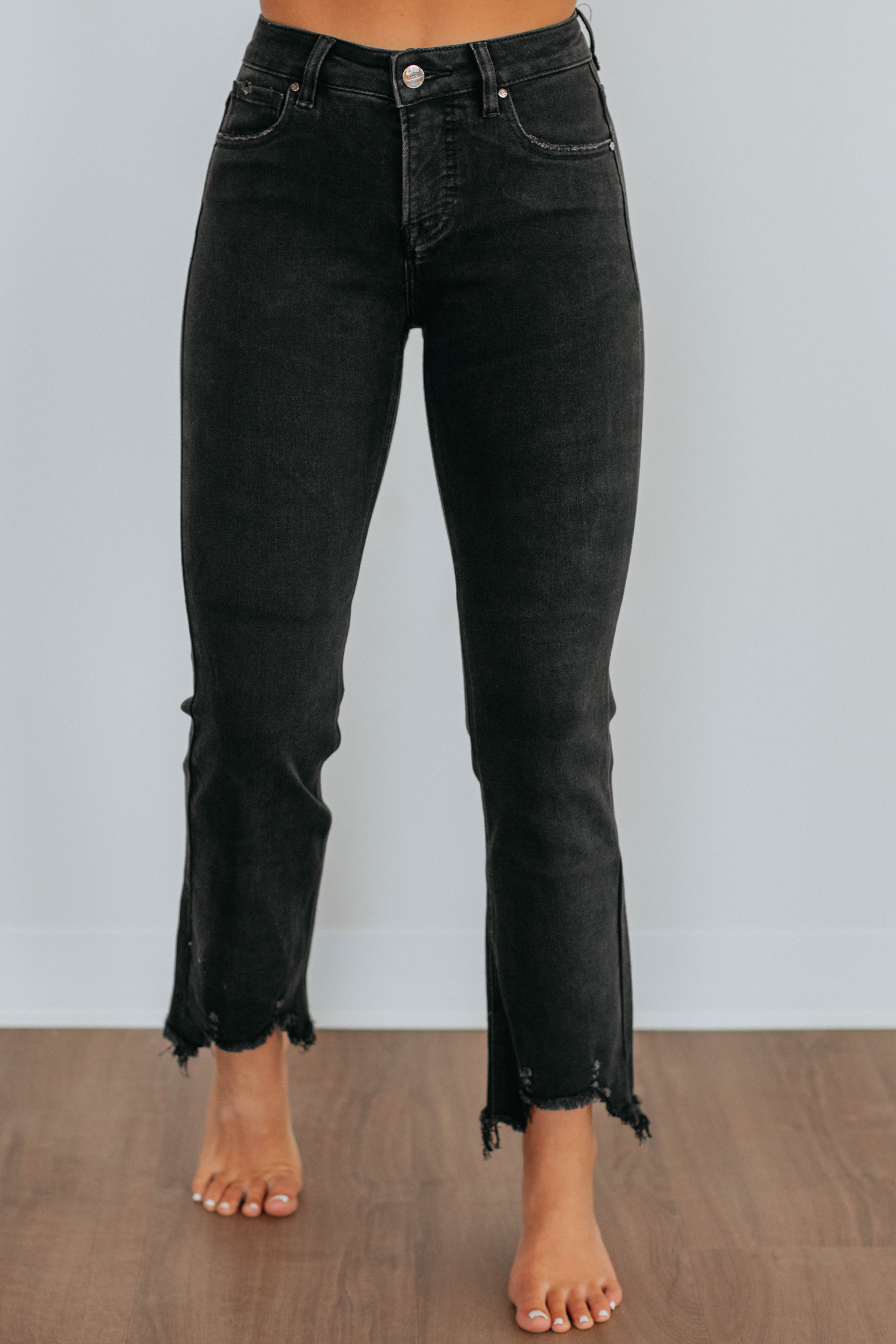Vintage Black High Waist Skinny Jeans for Women - Neona Risen Stretch Denim Pants | Perfect for Casual Wear, Night Out & Street Style Fashion