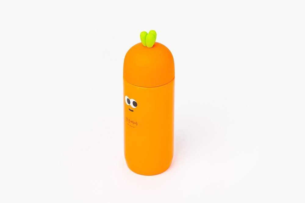 Artbox Qute 10oz Stainless Steel Vacuum Insulated Tumbler with Lid - Cute Carrot Design for Hot & Cold Drinks - Perfect for Office, Travel, and Outdoor Activities