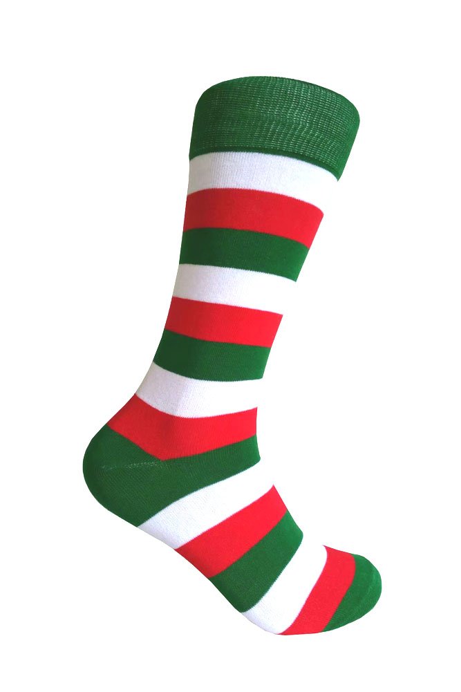 Triple M Plus Christmas Men's Socks - Festive Holiday Gift for Men, Christmas Party Socks for Casual Wear & Gifting