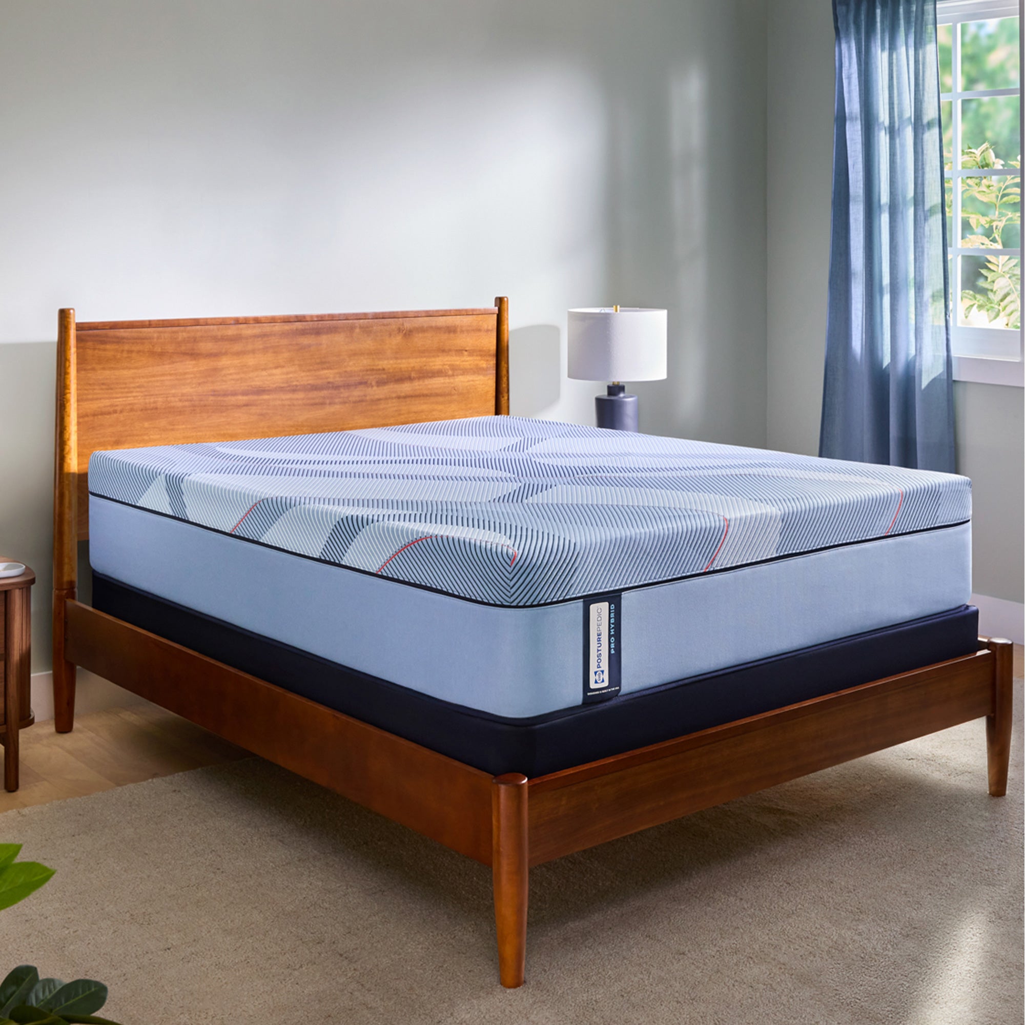 Sealy Posturepedic Pro Indianapolis Medium Hybrid Mattress - Queen Size, Cooling Gel Memory Foam & Pocketed Coils for Back Pain Relief - Perfect for Side Sleepers & Couples in Master Bedrooms