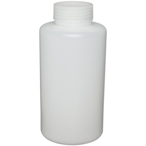 12 Pack 16 Oz HDPE Wide Mouth Bottles (301605 0016) - Durable Plastic Containers for Food Storage, DIY Projects & Home Organization