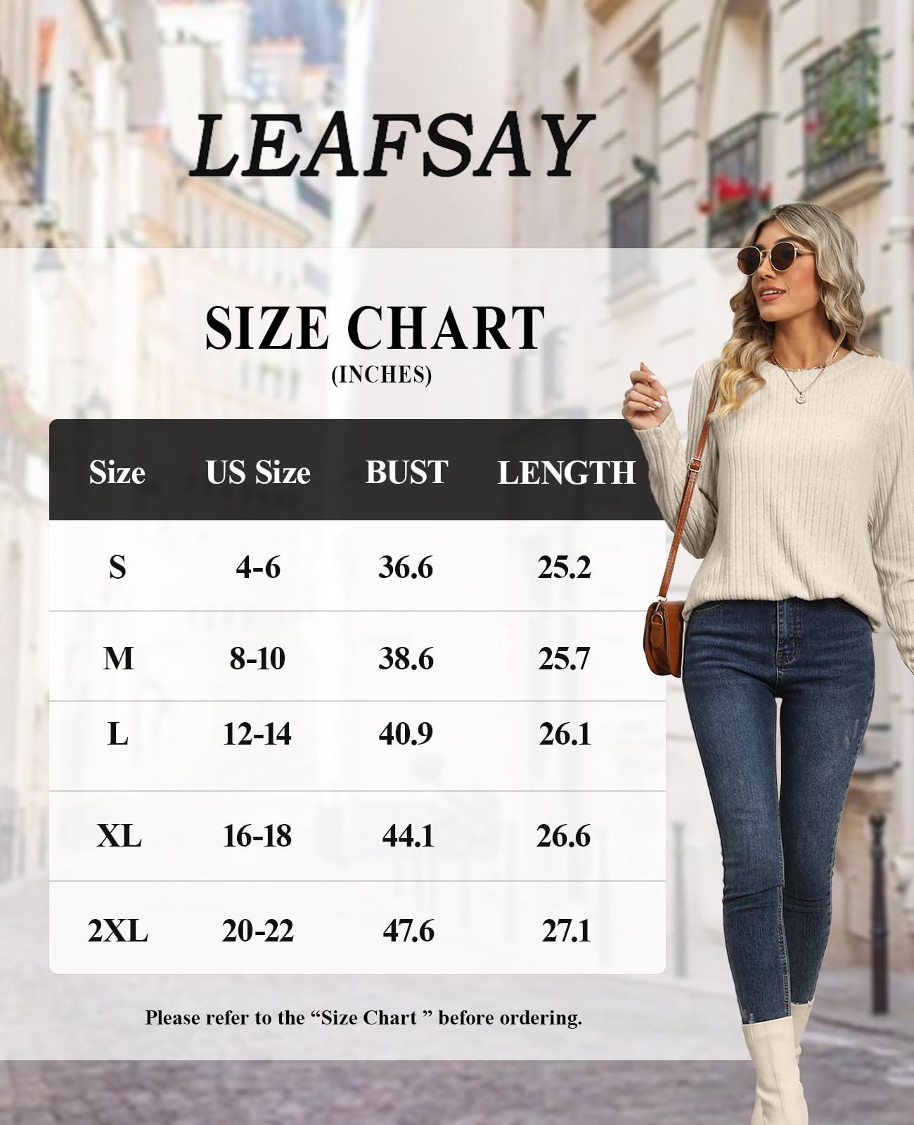 Women's Long Sleeve Crew Neck Tunic Top - Lightweight Solid Color Casual Pullover Shirt for Everyday Wear, Office & Outings