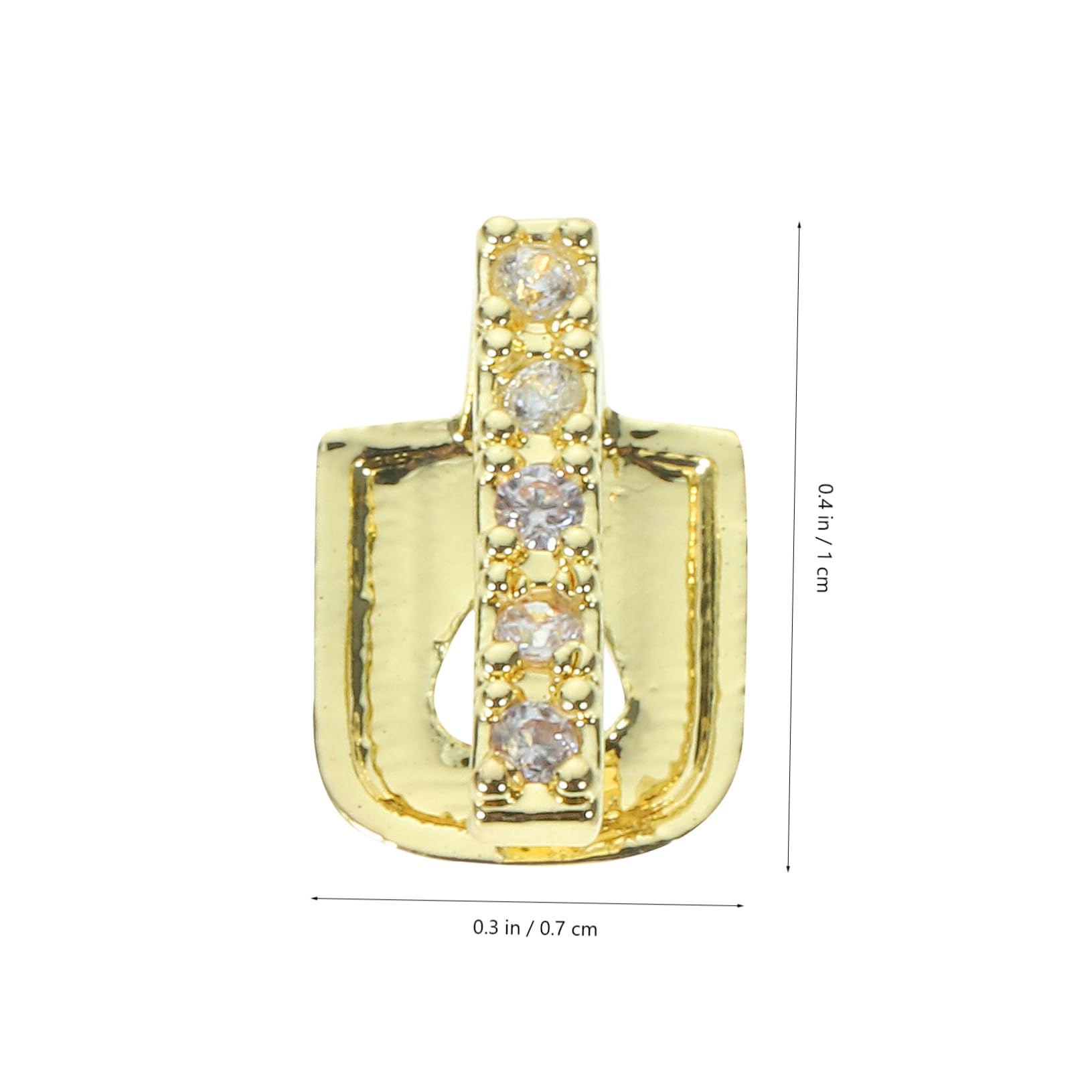 Totority Hip Hop Style Rhinestone Teeth Grill - Single Piece Mouth Jewelry for Rappers & Hip Hop Fashion | Perfect for Concerts, Music Videos & Streetwear Looks