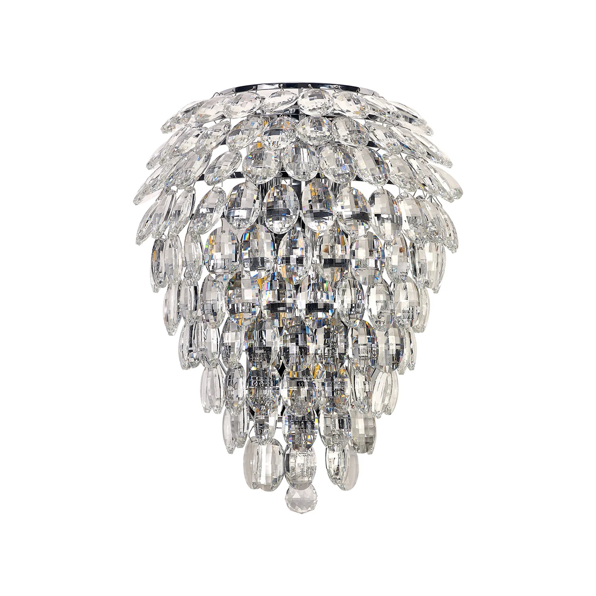 Consten Modern Tall Wall Lamp with 4 E14 Bulb Sockets - Perfect for Living Room, Bedroom, or Hallway Lighting