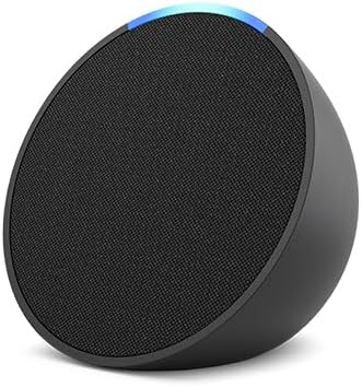 Echo Pop Smart Speaker with Alexa - Compact Size, Full Sound for Home, Office & Outdoor Use