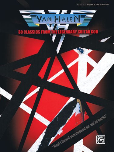 Van Halen - 30 Classic Guitar Tabs from the Legendary Guitar God | Authentic Sheet Music for Electric Guitar | Perfect for Practice, Covers & Rock Enthusiasts