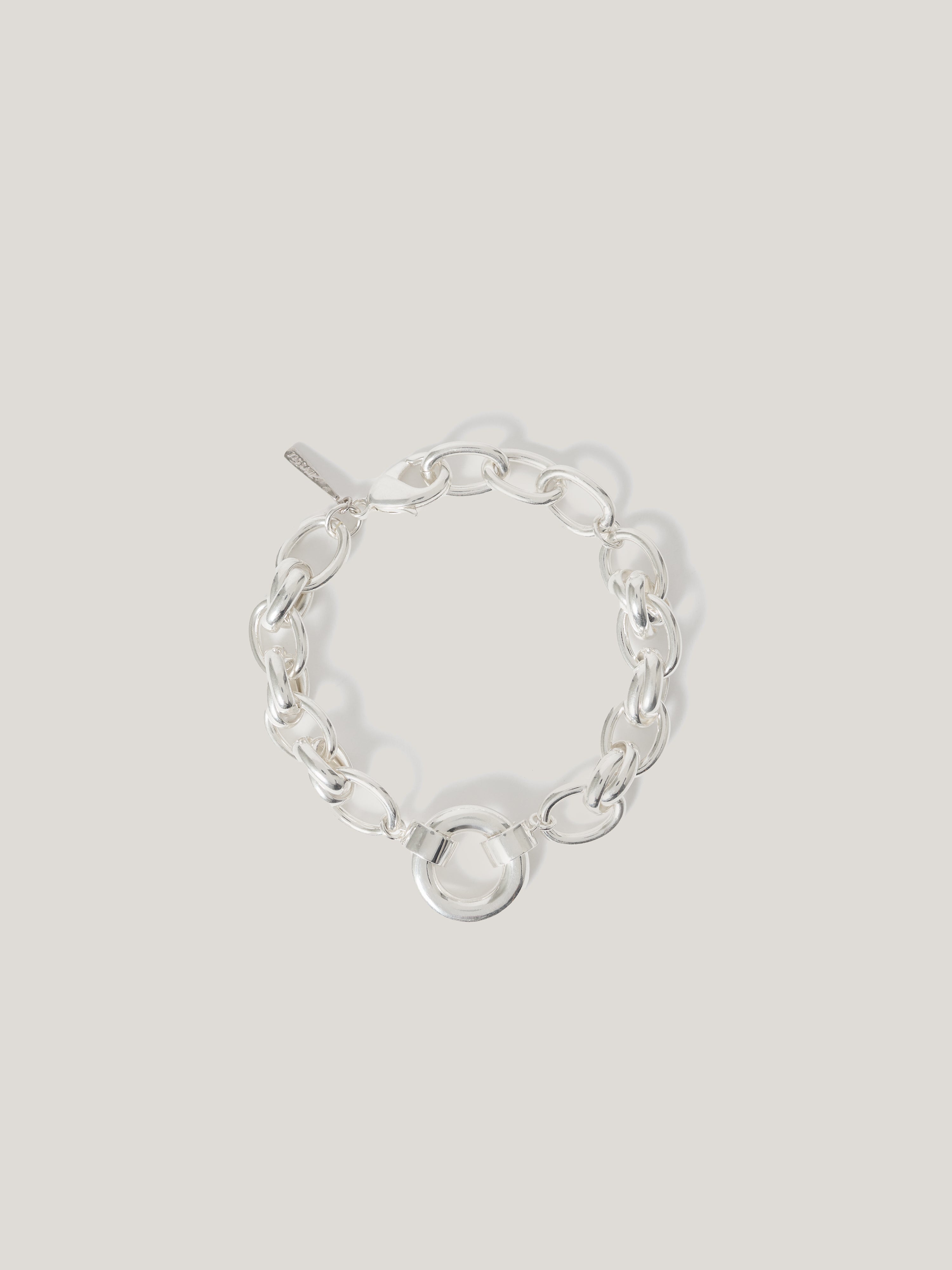 Stylish Silver Round Link Chain Bracelet for Women - Perfect for Everyday Wear, Parties & Gifts
