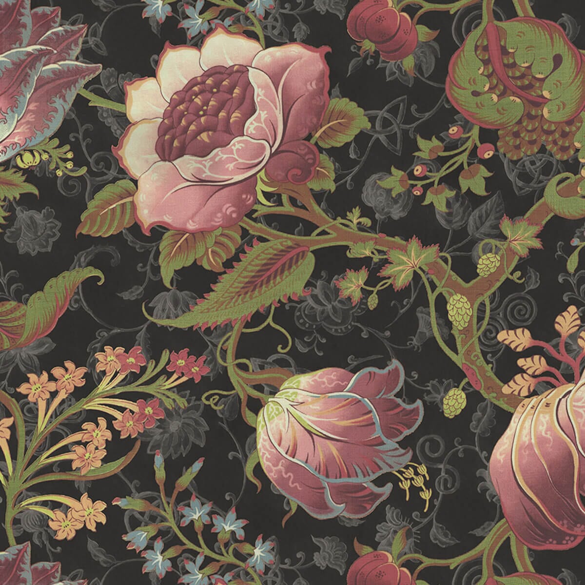 Meliora Wallpaper Sample - Noir Black Textured Wallpaper for Modern Home Decor | Perfect for Living Room, Bedroom & Office