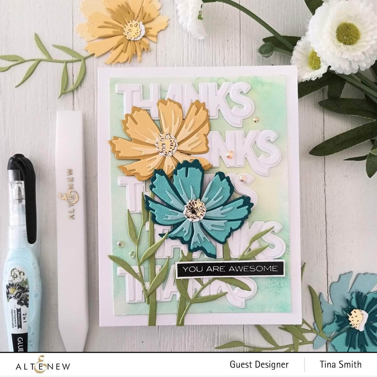 Craft A Flower: Cosmos Layering Die Set for DIY Scrapbooking, Card Making & Paper Crafts – Perfect for Handmade Greeting Cards, Wedding Invitations & Home Decor