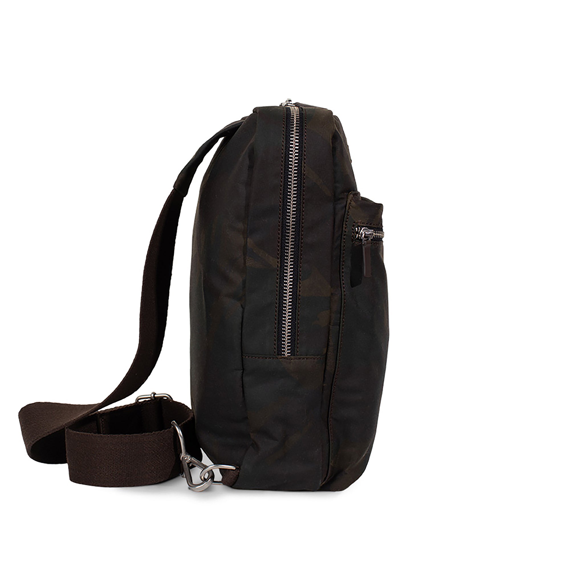 Derby Sling Bag Wax Leather Crossbody Bag for Men & Women - Stylish & Durable for Travel, Work & Everyday Use