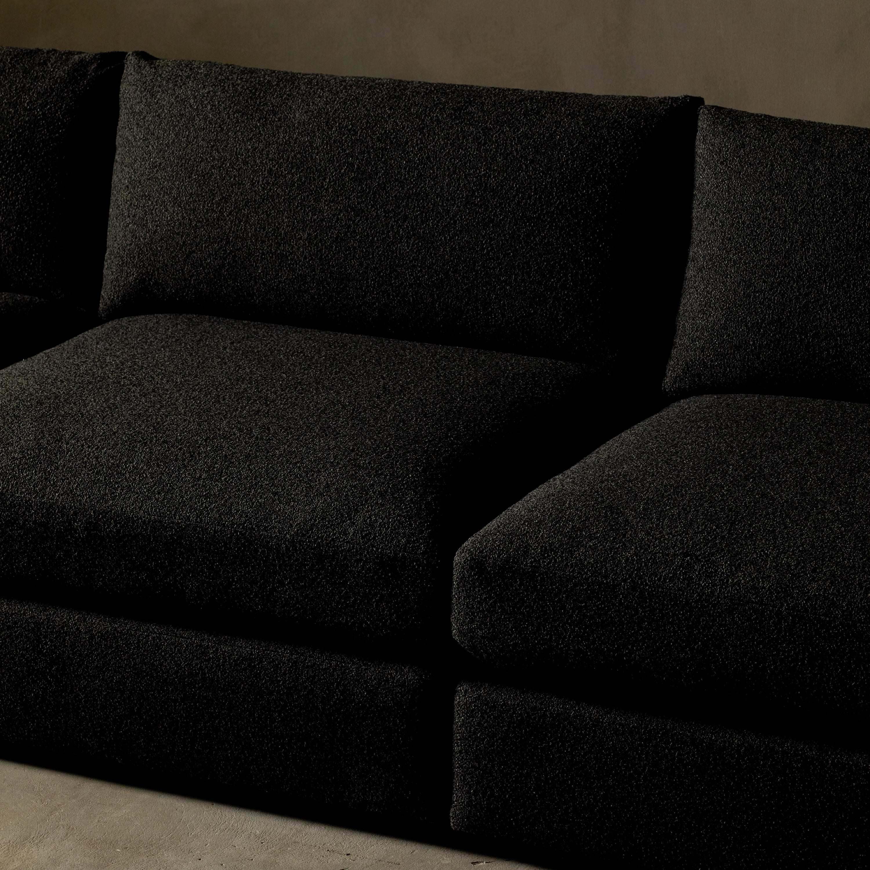 Modular Sectional Sofa - Modern L-Shaped Couch with Reversible Chaise, Soft Fabric Upholstery for Living Room, Family Room, or Home Theater Comfort