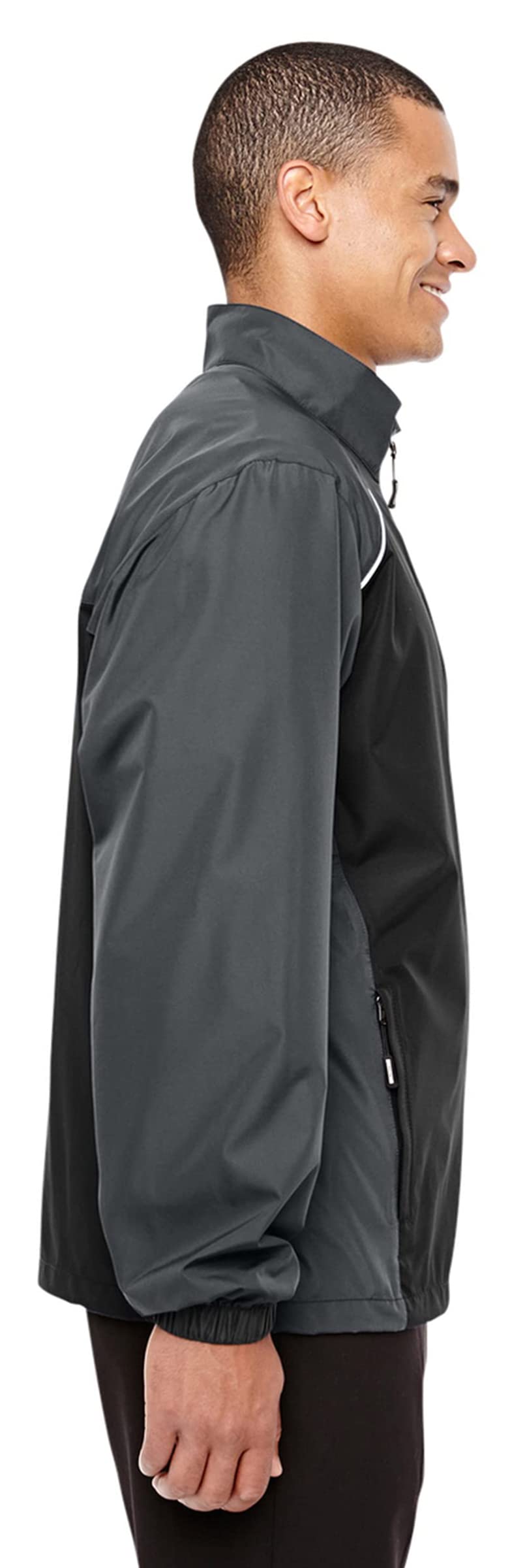 JH DESIGN GROUP Men's Dodge Charger Lightweight Nylon Windbreaker Jacket - Water-Resistant Running Hoodie for Outdoor Sports & Casual Wear
