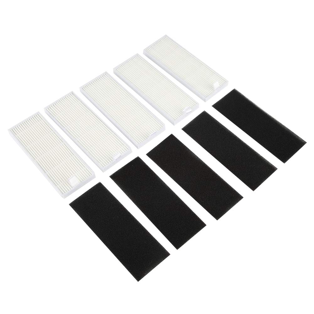 5-Pack Vacuum Cleaner Filters Replacement for A4s A6 A4 A40 A8/DN621 X620 Robot Vacuums - HEPA Dust Bags for Pet Hair & Allergies - Perfect for Smart Home Cleaning