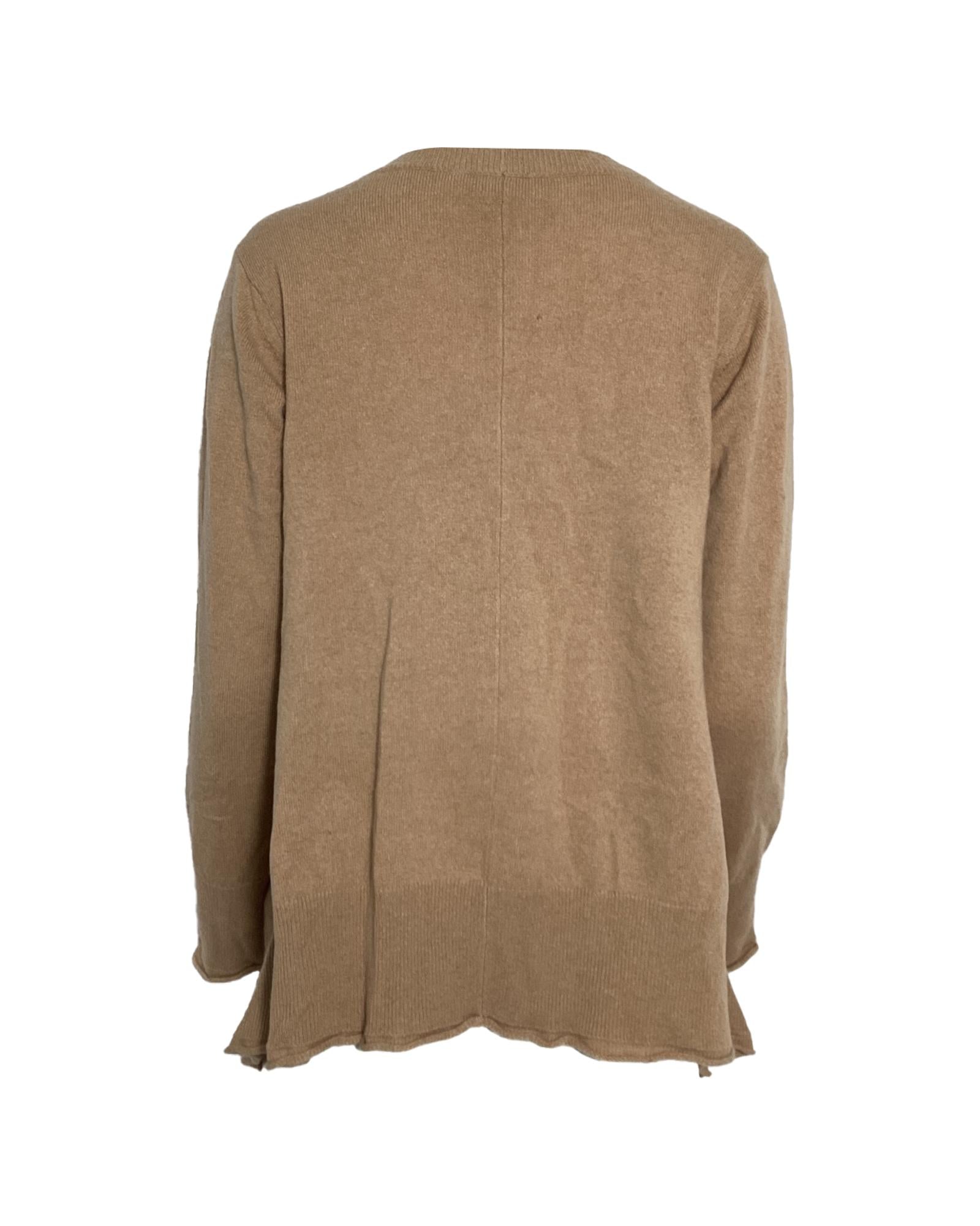 Asymmetrical Hem Cashmere Sweater for Women - Soft Luxurious Winter Pullover - Perfect for Office, Date Night & Holiday Outfits