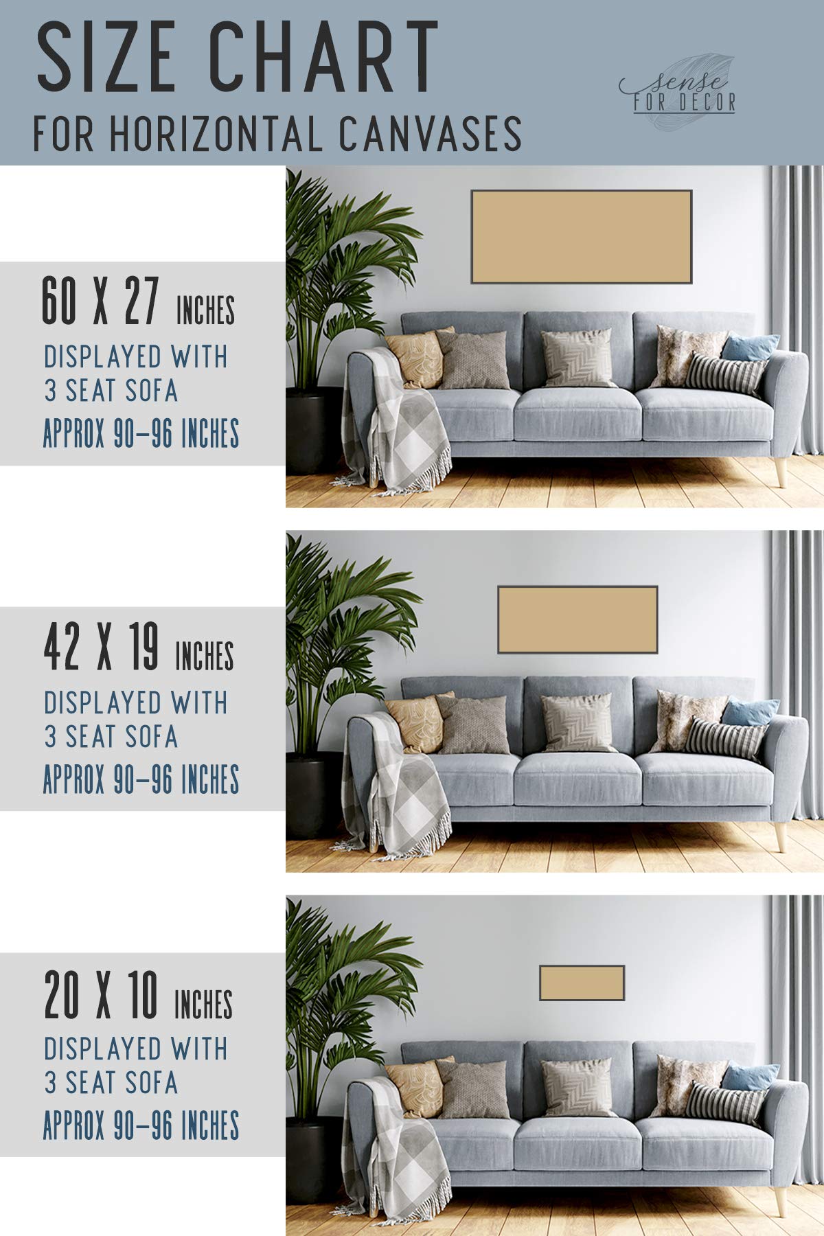Happy Place V16 Wooden Framed Canvas Wall Art - Ready to Hang Home Decor in Cream Grey | Perfect for Living Room, Bedroom & Office Decorations