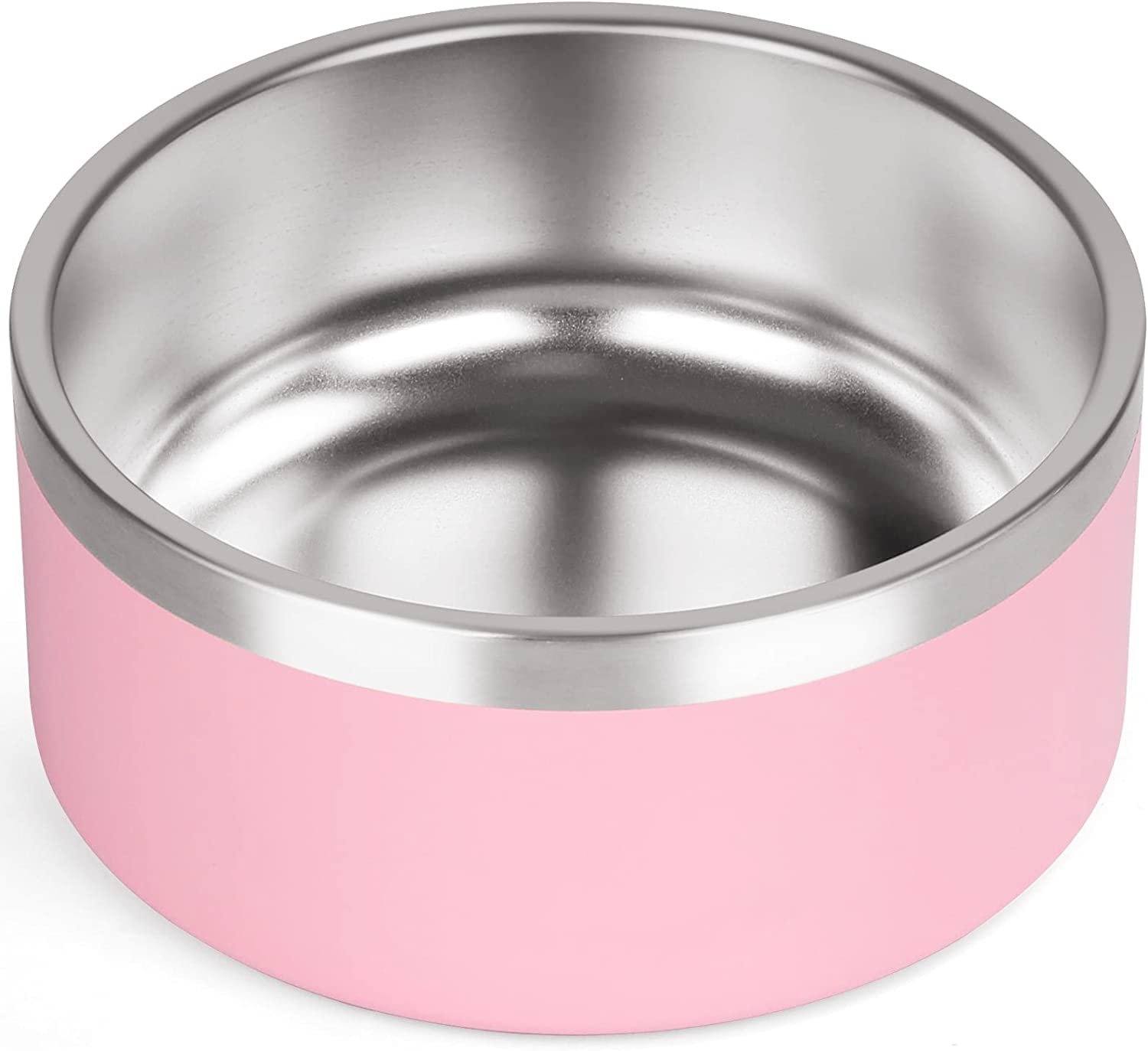 Stainless Steel Dog Bowl - Non-Slip Pet Food and Water Dish for Small Medium Large Dogs - Perfect for Indoor, Outdoor, Travel & Training Use