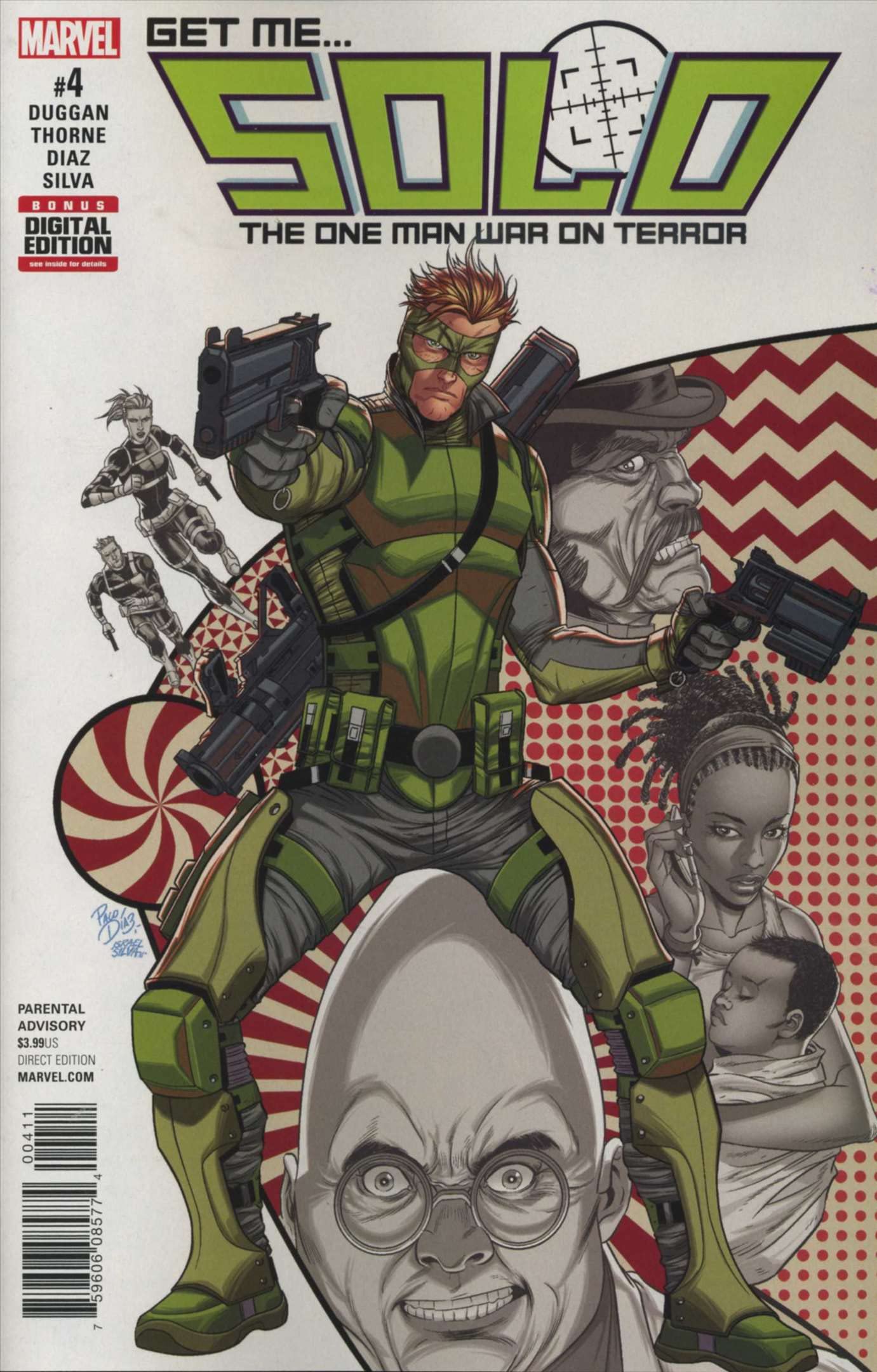 Solo (Marvel, 2nd Series) #4 VF/NM Marvel Comic Book - Penultimate Issue One Man War on Terror | Collectible Superhero Graphic Novel for Marvel Fans & Comic Book Enthusiasts