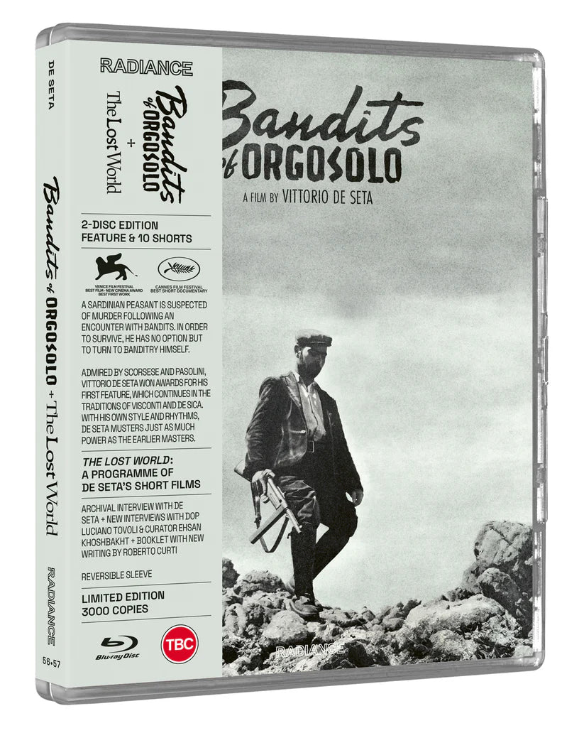 Bandits of Orgosolo & The Lost World Blu-ray | Classic Adventure Movies | Perfect for Movie Nights & Collector's Editions