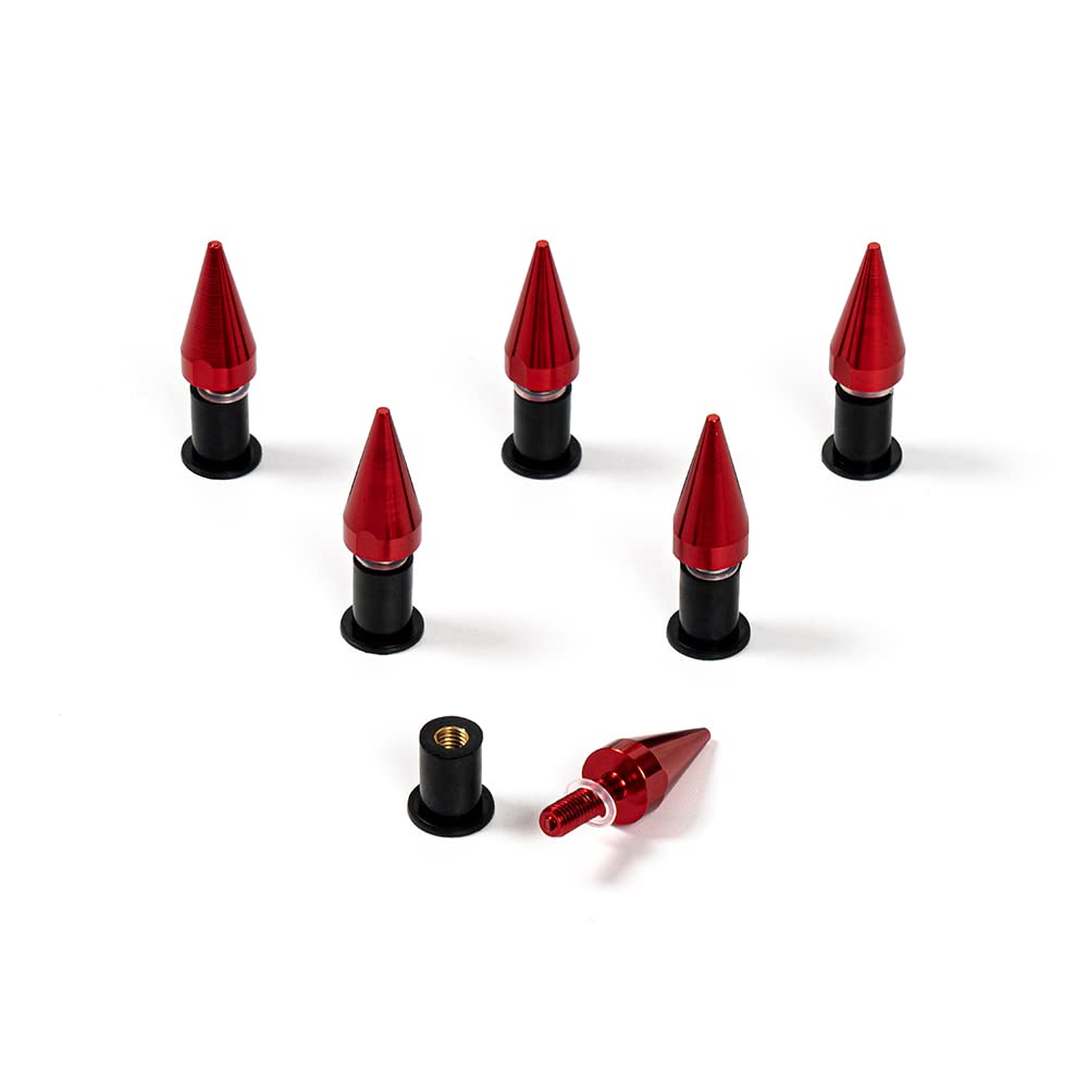 WYNMOTO Red Motorcycle Windscreen Bolt Kit for Honda GL1800 - Durable & Stylish Ride Upgrade