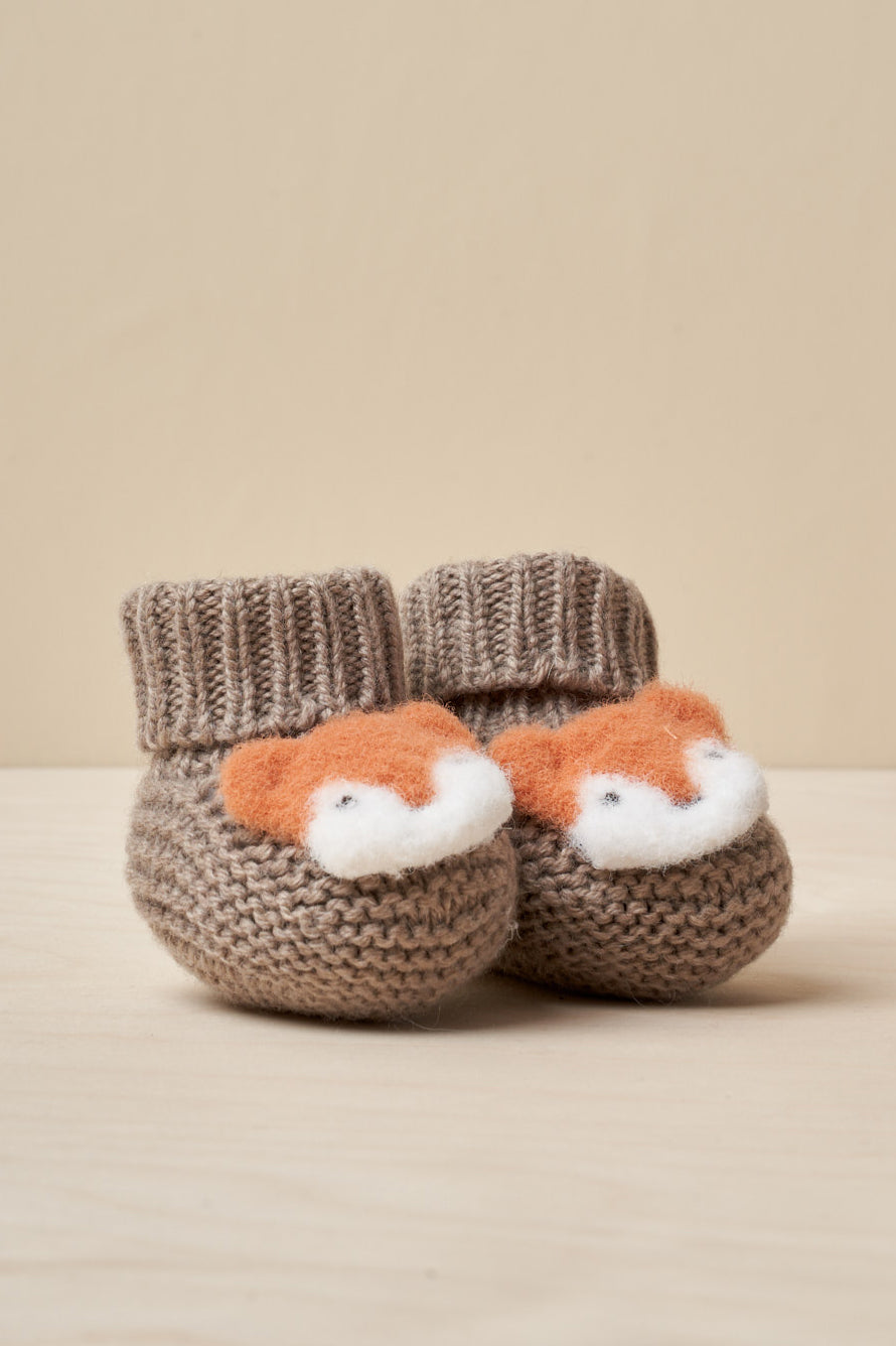 Luxury Women's Cashmere Fox Fur Booties - Soft Winter Ankle Boots for Women, Cozy & Stylish Indoor/Outdoor Slippers - Perfect for Home, Office & Cold Weather Fashion