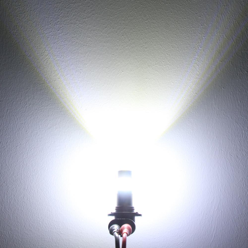 COB 72 H10 9145 LED Fog Light Bulbs - 6500K White, 8000K Blue, 3000K Amber Yellow - High Brightness Waterproof Replacement Bulbs for Cars, Trucks, SUVs - Perfect for Off-Road, Foggy & Night Driving Conditions