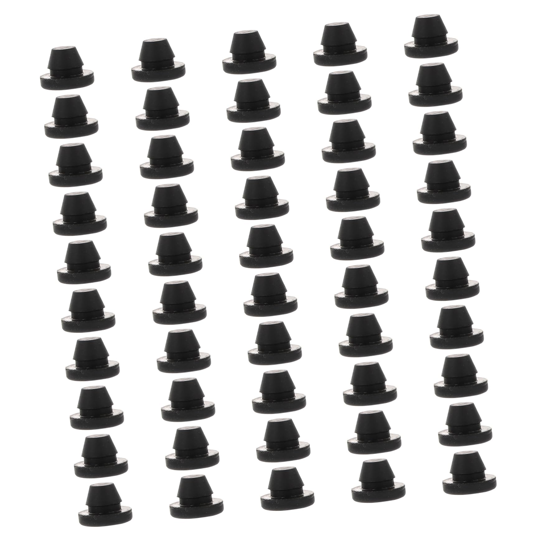 OSALADI 50 Pack Silicone Chair Leg Floor Protectors - Non-Slip Furniture Pads for Hardwood Floors, Tile & Laminate - Cone-Shaped Cushion Caps for Noise Reduction & Scratch Protection (Ideal for Dining Chairs, Office Desks & Home Furniture)