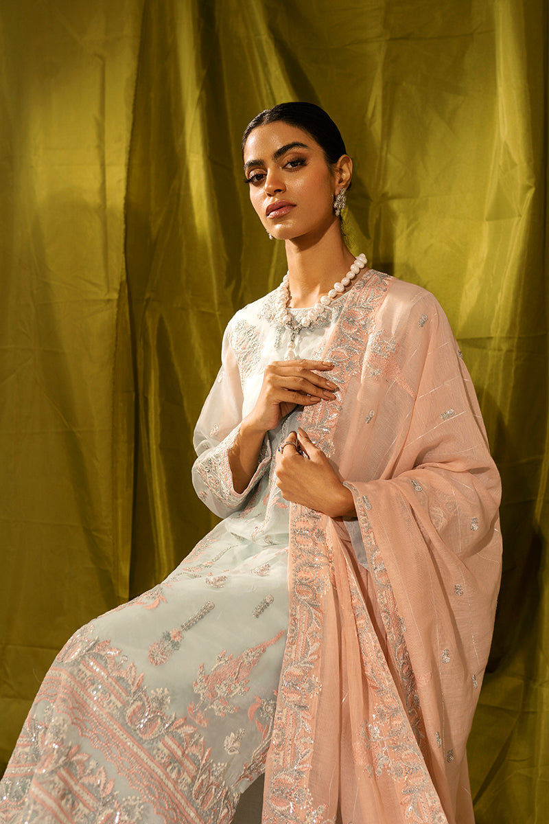 MINT FOREST 2PC Women's Ethnic Outfit Set (Kurta & Dupatta) - Perfect for Festivals, Weddings & Special Occasions