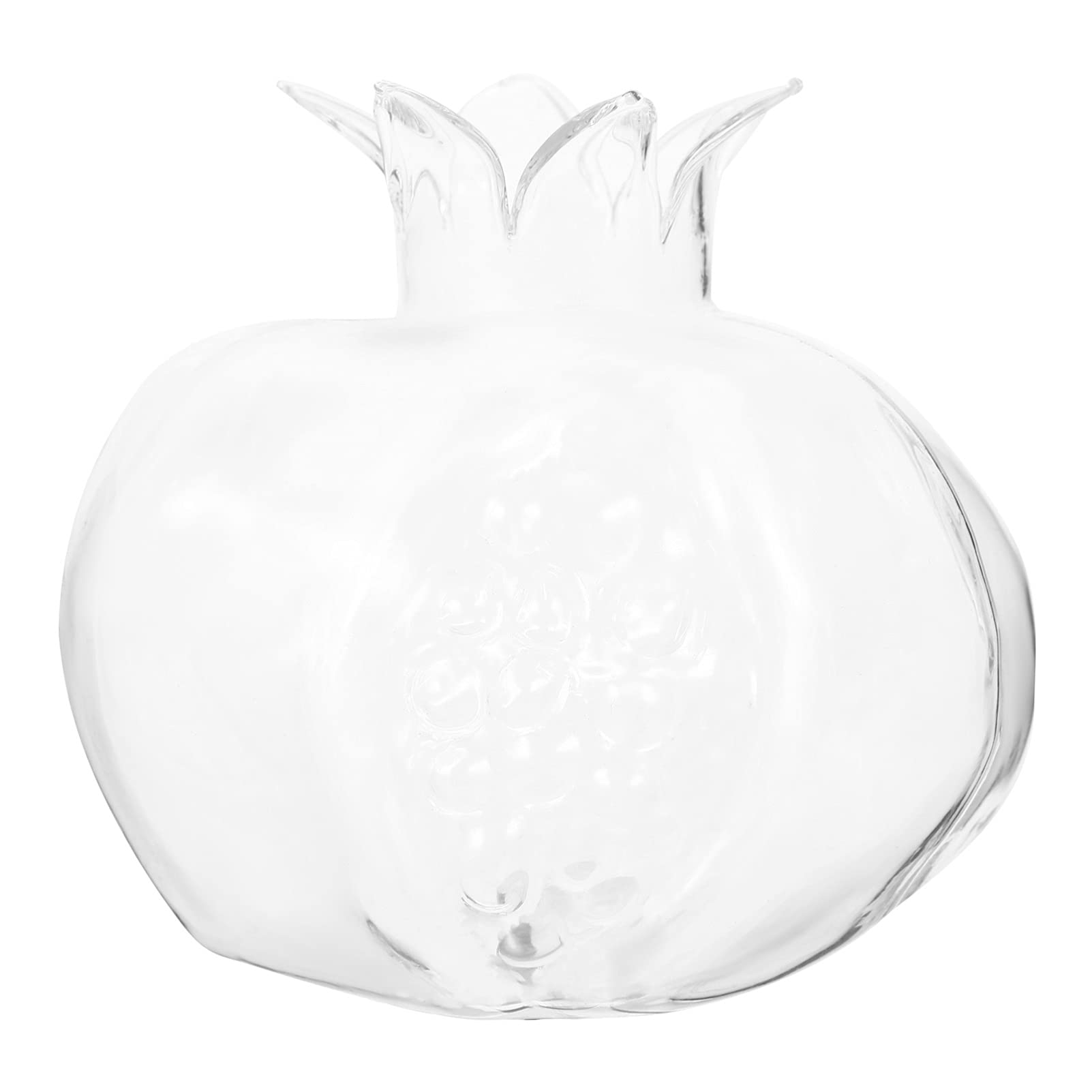 Farmhouse Glass Vase - 6x6x5.5 Inch Clear Floral Centerpiece for Rustic Home Decor, Wedding, Table Display & Terrarium | Modern Flower Holder Bowl for Living Room, Dining Table & Office Decor