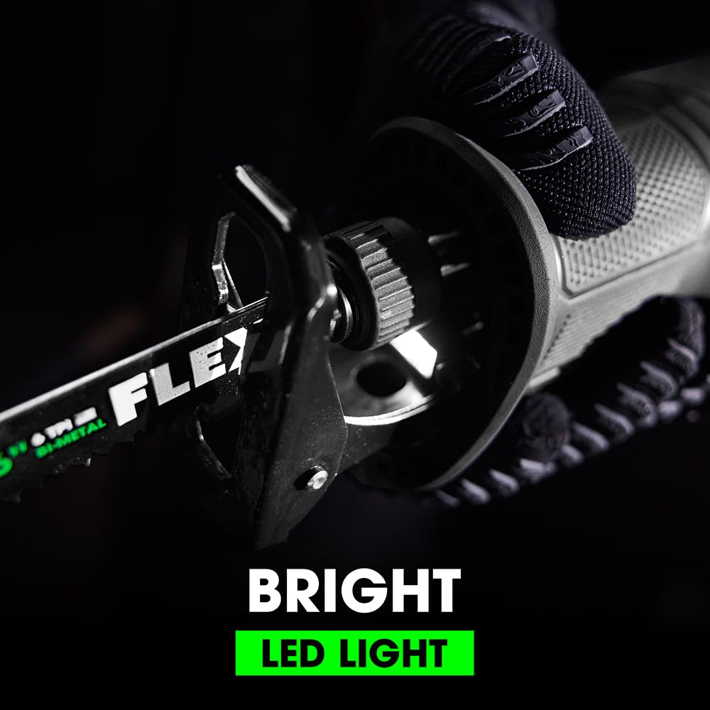 FLEX 24V Brushless Cordless Reciprocating Saw Kit with 5.0Ah Lithium Battery & 160W Fast Charger - FX2271-1C - Perfect for Wood Cutting, Demolition, and DIY Home Improvement Projects