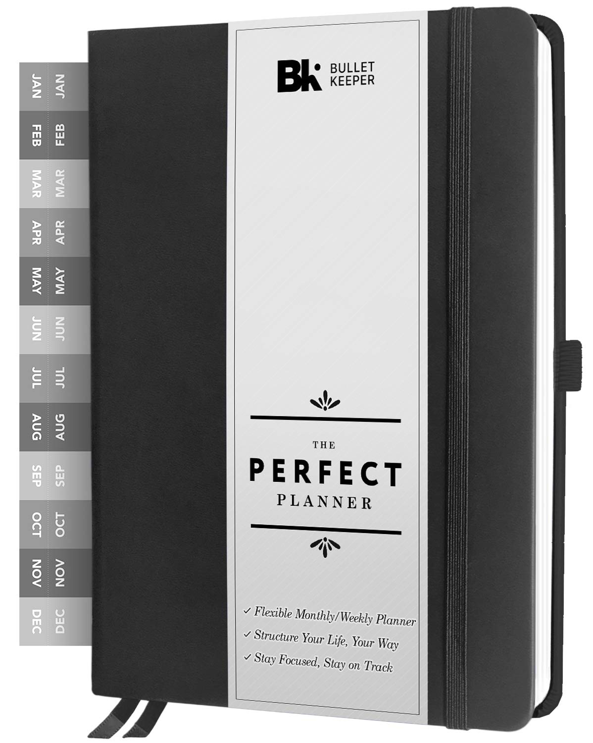 2025-2026 Undated Weekly Monthly Planner - A5 Hardcover Daily Organizer with Stickers for Productivity, School & Work | Academic Planner, Personal Schedule Notebook (5.8
