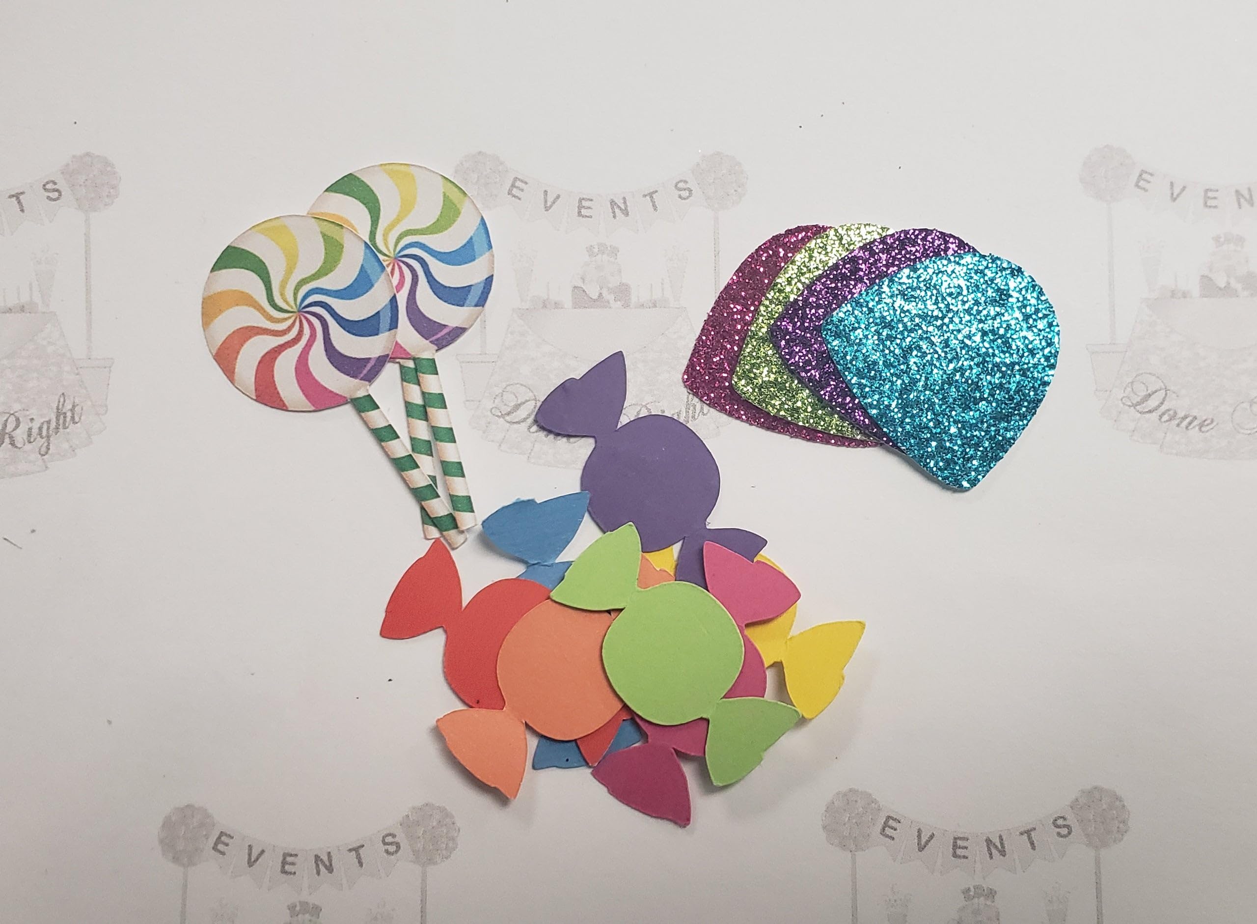 Candy Land Party Decorations - Gumdrops, Lollipops & Candy Canes for Baby Showers & 1st Birthdays