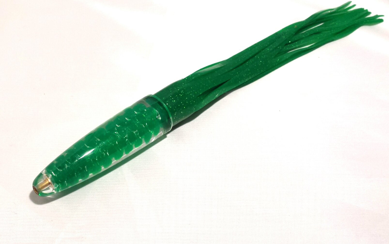 Lobo Sportfishing 12-inch Paranoia Green Machine Tuna Bullet - Premium Saltwater Fishing Lure for Tuna, Wahoo & Offshore Gamefish | Ideal for Deep Sea Fishing & Trolling