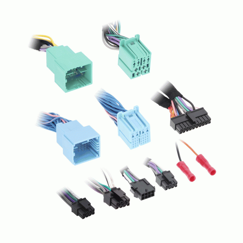 AXDSPH CH8 Amplifier Line Output Converter with T-Harness for 2021+ Chrysler, Dodge, Jeep, Ram Vehicles - Perfect for Car Audio Upgrades & Aftermarket Stereo Installations