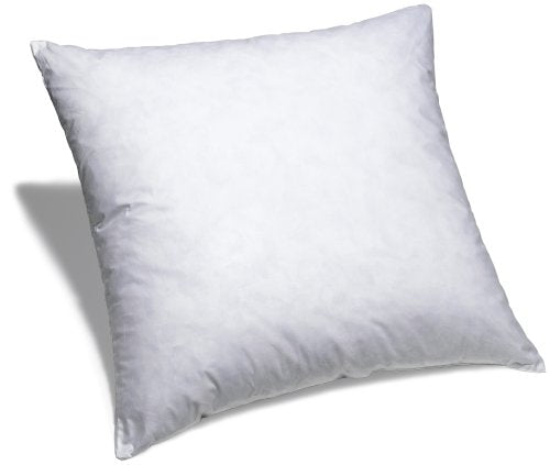 Premium Down Feather Pillow Insert - Soft & Supportive Square Pillow for Bed, Sofa, and Home Decor - Hypoallergenic & Breathable for Ultimate Comfort