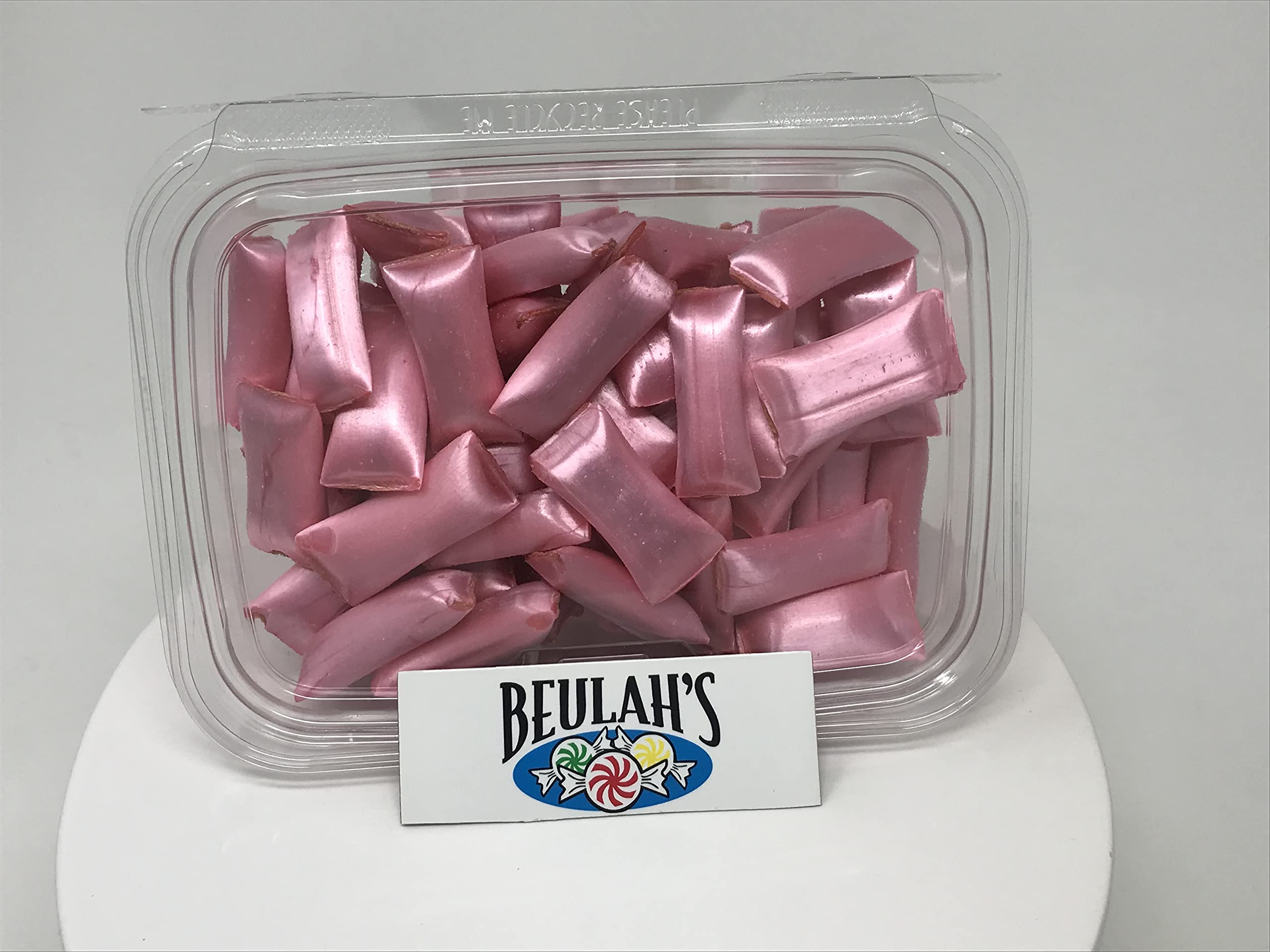 Premium Peach Blossoms Peanut Butter Filled Christmas Candy - 1 Pound Bulk Pack | Holiday Gift, Party Favors & Festive Treats for Family Gatherings