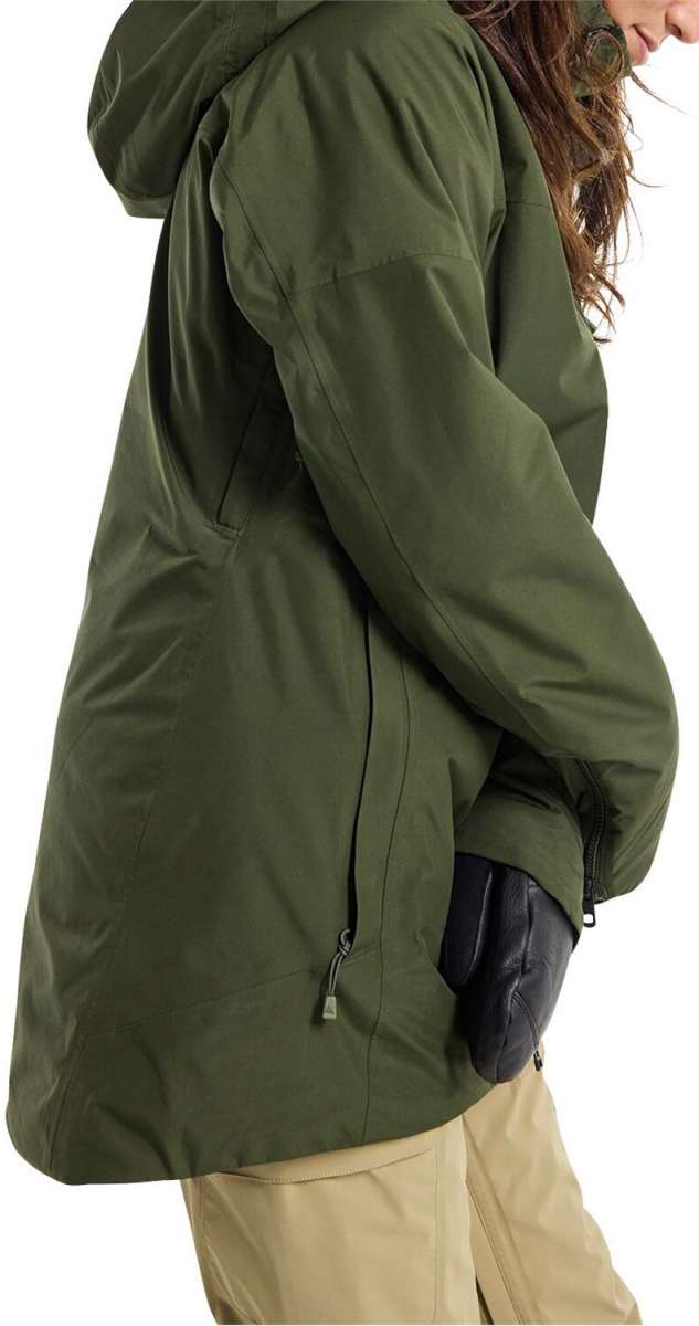 Burton Women's Pillowline GORE-TEX Insulated Jacket 2024 - Waterproof Winter Coat for Skiing, Snowboarding & Outdoor Adventures