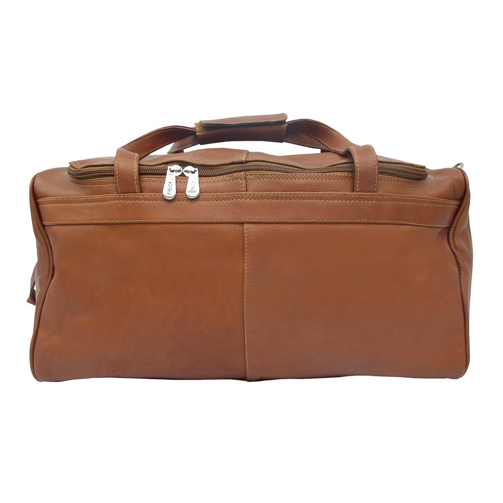 Traveler's Select Small Duffel Bag - Lightweight Carry-On Gym Bag for Men & Women, Durable Saddle Brown Weekender Overnight Bag - Perfect for Travel, Gym, Sports & Weekend Getaways