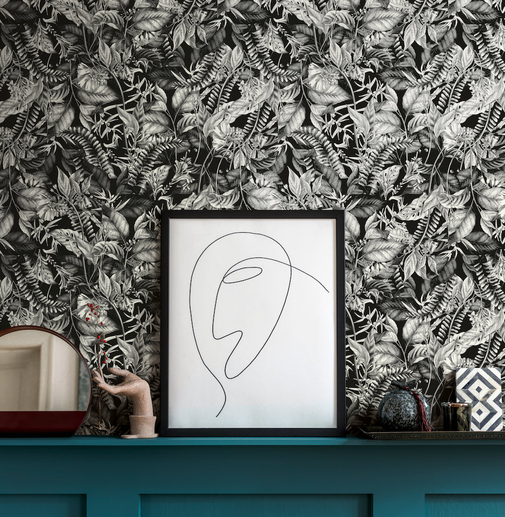 Drawn Into Nature Dancing Nature - Abstract Art Wall Decor for Home & Office - Perfect for Living Room, Bedroom, and Meditation Spaces