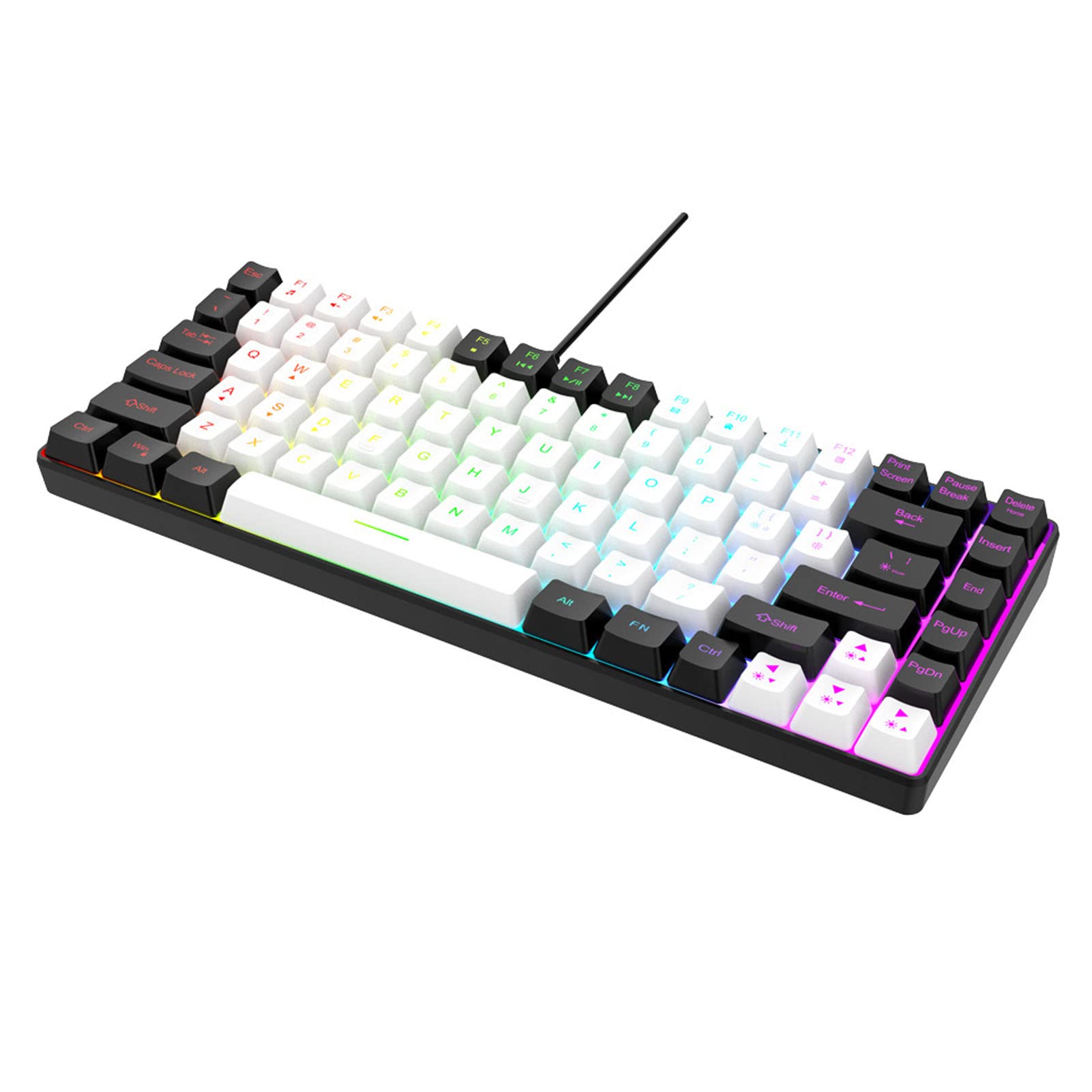 Annadue 84-Key RGB Mechanical Keyboard for Gaming & Office