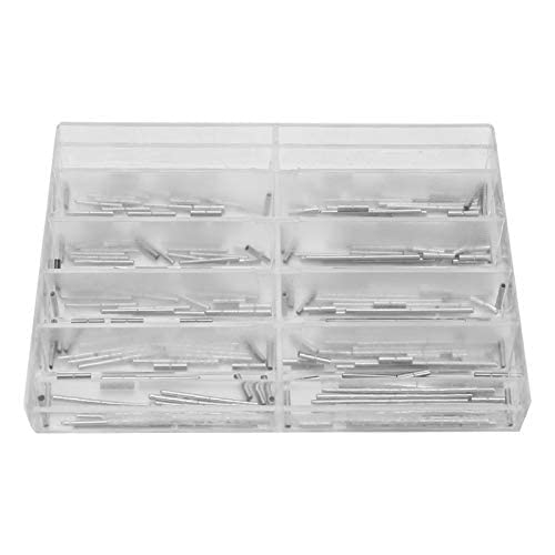**Professional Watch Repair Kit - Watchband Tubes Pins, Strap Spring Bars & Link Pins with Separate Compartments | Essential Watch Repair Accessories for DIY & Professional Use**    *(Perfect for Watch Repair, Band Replacement, and Maintenance at Home or in Jewelry Shops)*