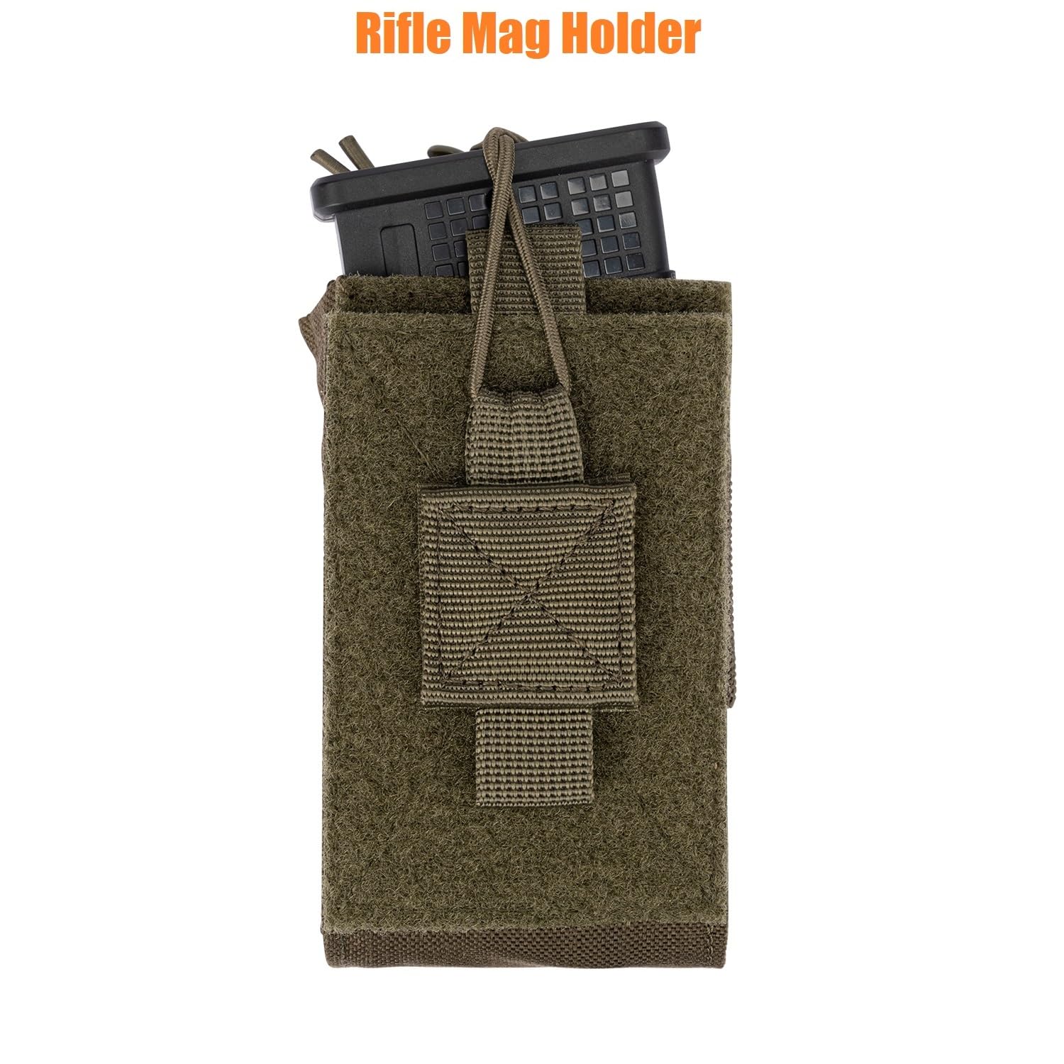 Tactical MOLLE Radio Pouch & Magazine Holder - Adjustable Walkie Talkie Holster for Duty Belt, 5.56mm & 7.62mm Rifle Mag Carrier - Durable Nylon Case for Police, Security, Rescue Teams - Perfect for Outdoor Adventures, Hunting & Emergency Operations