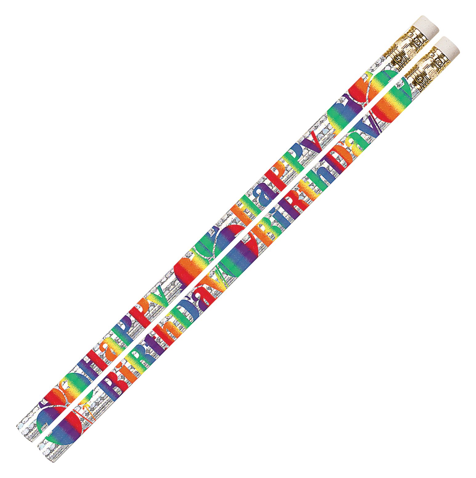 Musgrave Pencil Co Birthday Blitz Motivational Pencils - Premium School & Office Supplies for Students, Teachers & Professionals - Perfect for Classroom Rewards, Gifts & Productivity Boost