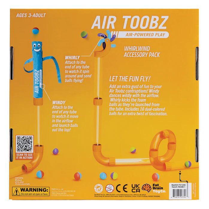 Air Toobz Whirlwind Accessory Pack - Fun Party Balloon Blower & Decorations Kit for Birthdays, Weddings & Events | High-Powered Balloon Pump with Nozzles & Accessories