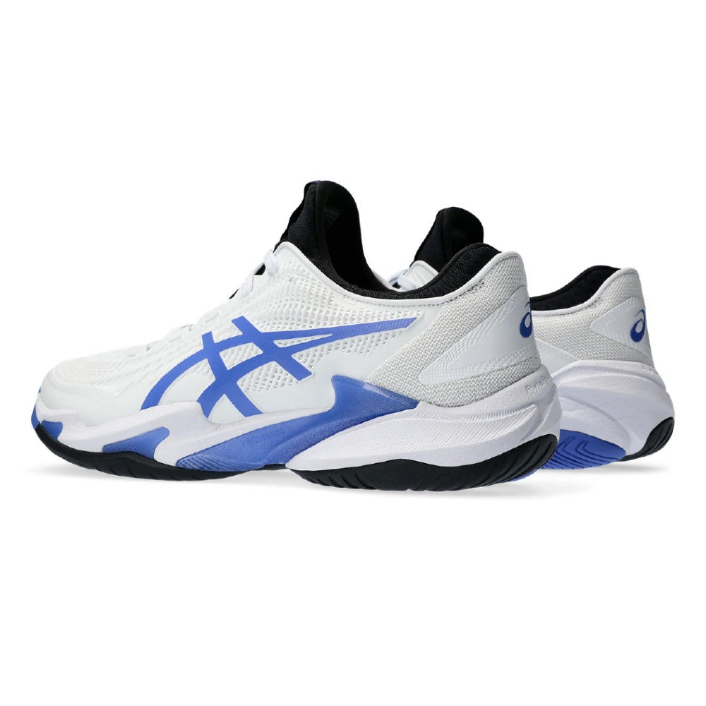 ASICS Court FF 3 Men's Tennis Shoes - White/Sapphire Blue | High-Performance Indoor & Outdoor Court Shoes for Tennis Players | Perfect for Competitive Matches & Training Sessions
