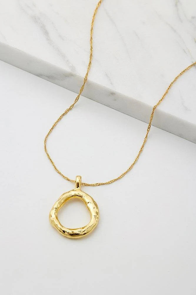 Zafino Marli Necklace for Women - Elegant Gold Plated Pendant Necklace Jewelry Gift for Her - Perfect for Date Night, Wedding & Special Occasions