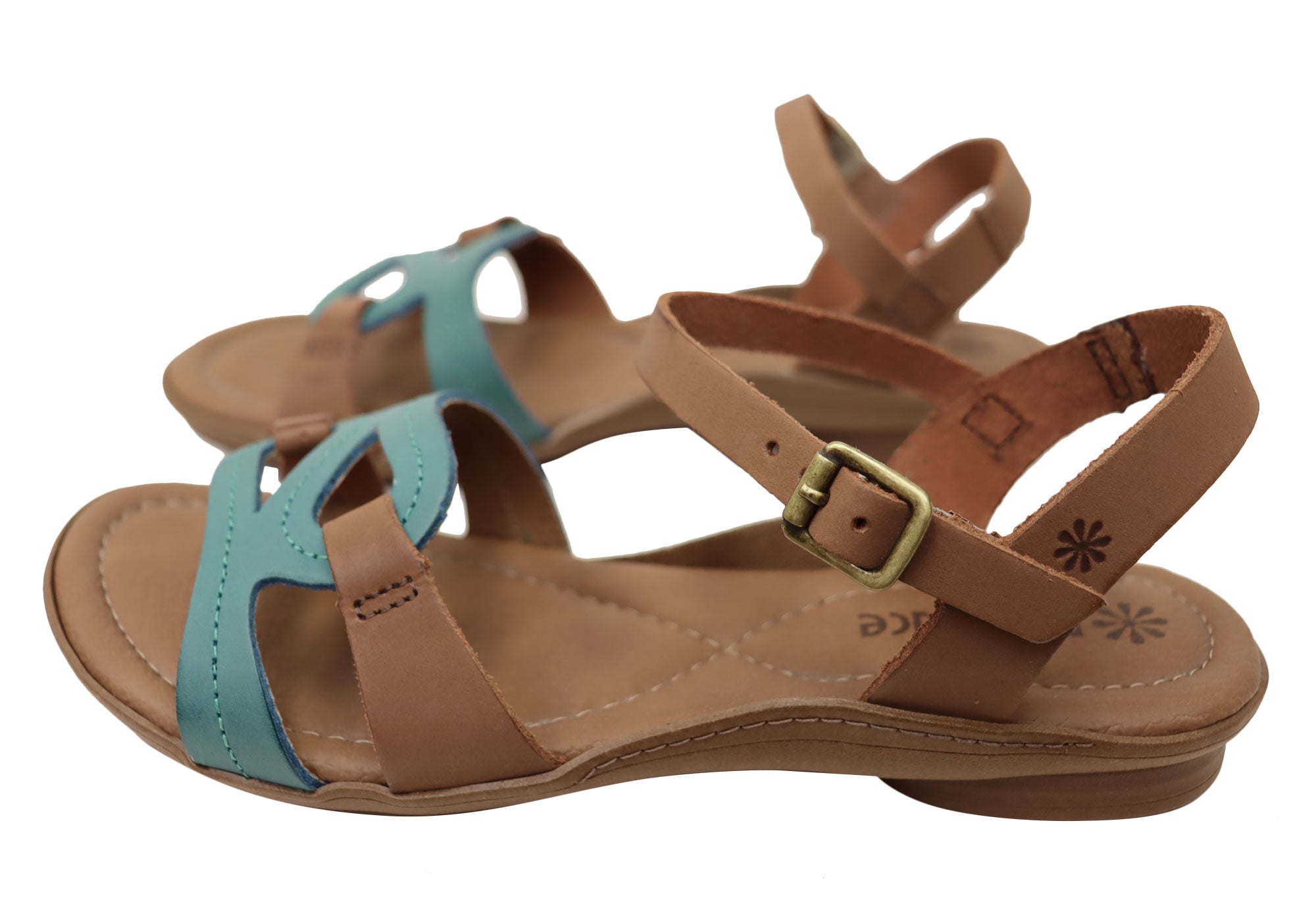 Leni Women's Comfortable Leather Sandals - Handmade in Brazil - Perfect for Summer, Beach & Casual Outings